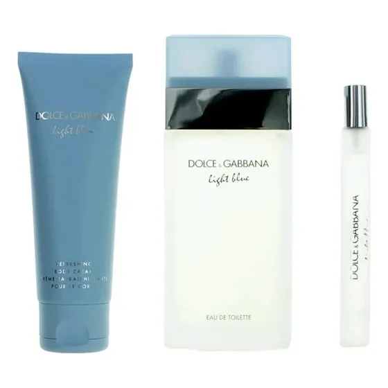 Perfume Light Blue Woman 100ml D&g Set Volumen De La Unidad 100 Ml