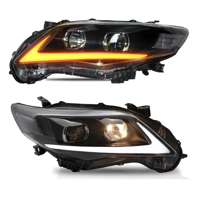 Faros Led Con Drl Vland Para Toyota Corolla 2011-2014