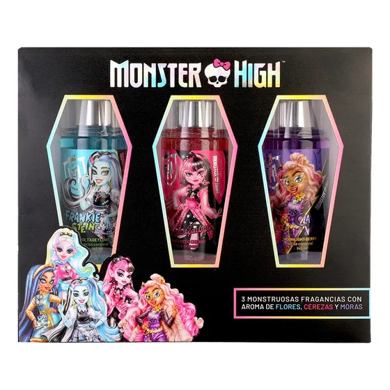 Set De Fragancias Para Niñas Monster High Bioscents 3 Piezas