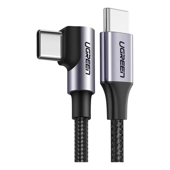Cable Usb C A Usb C Carga Rápida De 60w 90° 2 Metros Ugreen