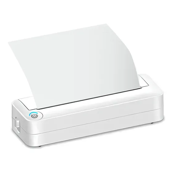 Printer Impressora De Mochila Branca Niimbot Papel A4 