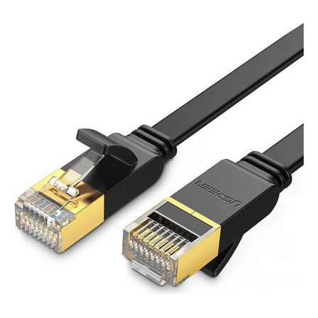 Cabo De Rede Ugreen Cabo Ethernet Rj45 Macho 50cm Preto Cabo De Rede Ugreen Cabo Ethernet Rj45 Macho 50cm Preto