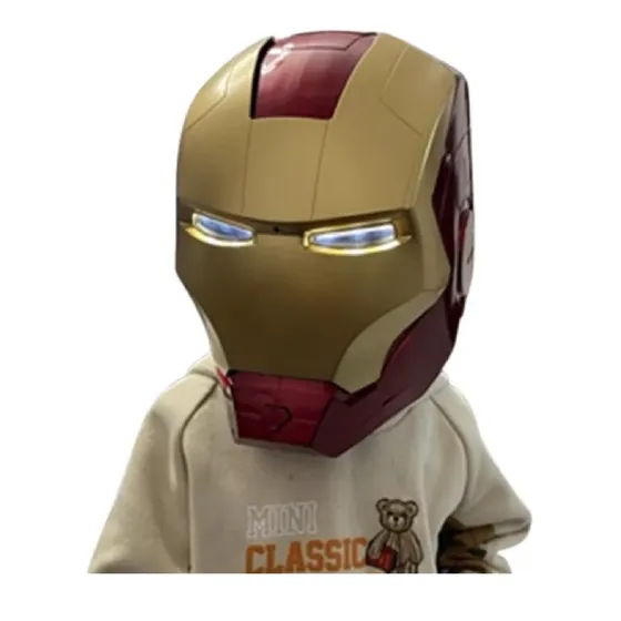 Capacete Cosplay 1:1 Com Luz De Led Iron Man