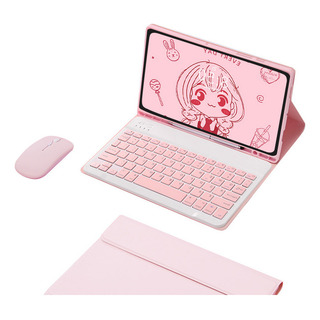 Capa Com Teclado E Mouse Para Samsung Galaxy Tab S9 Fe 10.9 Capa Com Teclado E Mouse Para Samsung Galaxy Tab S9 Fe 10.9