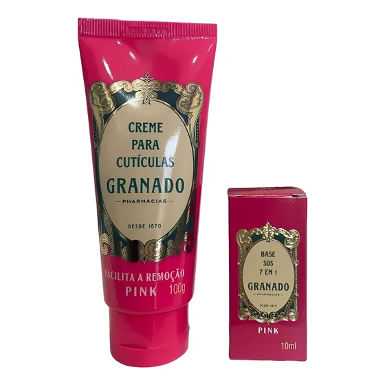 Kit-base Sos 7em 1 + Creme Para Cutículas Granado