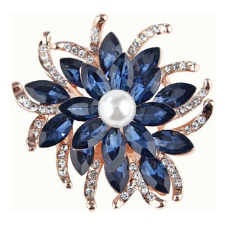 Broche Prendedor Pin Diseño De Flor Elegante 1pza Broche Prendedor Pin Diseño De Flor Elegante 1pza