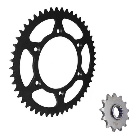 Corona Acero Y Piñon Keller Mx 260 49/14 Marca Tex Corona Acero Y Piñon Keller Mx 260 49/14 Marca Tex