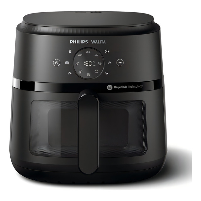 Fritadeira Airfryer Digital Série 2000 Xl Preta 1700w - Na230 Philips Walita Fritadeira Airfryer Digital Série 2000 Xl Preta 1700w - Na230 Philips Walita