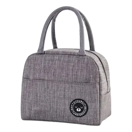 Bolsa Termina Lonchera Almuerzo Bolso Viaje Aislante Comida Una Ganga 240517 Color Gris | Cuotas sin interés