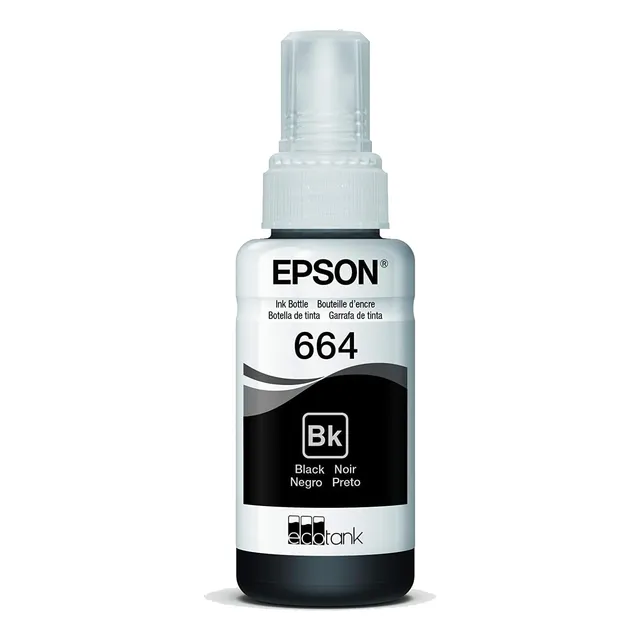 Tinta Epson 664 Negra L200 L220 L310 T664120-al
