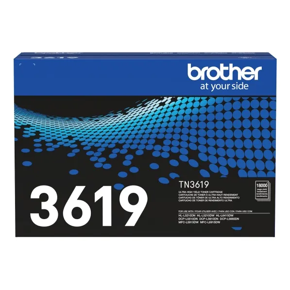 Recarga Para Tóner  Brother Tn3619  Tn3619 Color Negro X Unidad