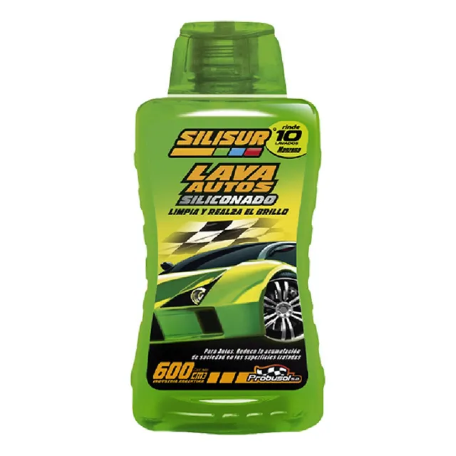 Shampoo Autos C/silicona Olor Manzana 600ml
