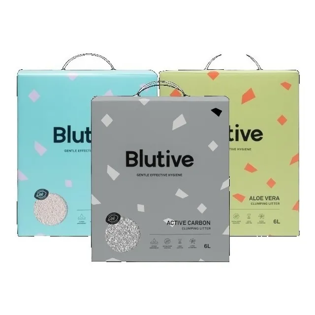 Pack X3 Arena Aglomerante Blutive Aloe+fresh+lavanda 100%nat