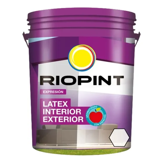 Pintura Látex Interior - Exterior Expresión Riopint X20 Blanco Mate