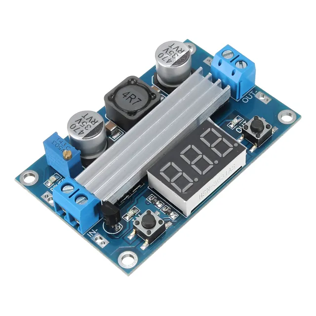 Fuente Step Up Ajustable 35v 6a Voltimetro Arduino Nubbeo