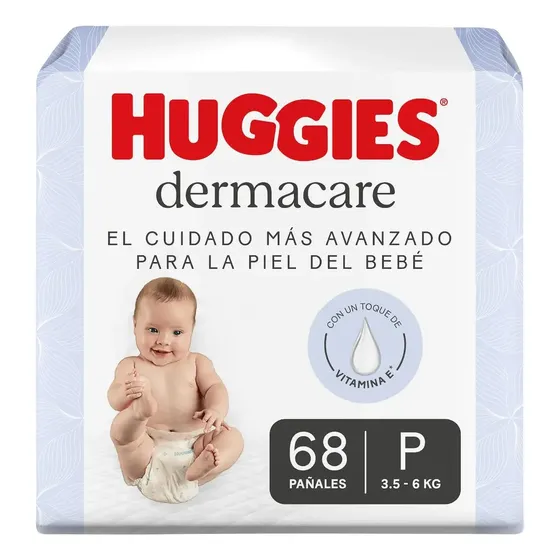 Pañales Huggies Dermacare 1/P 68 Un