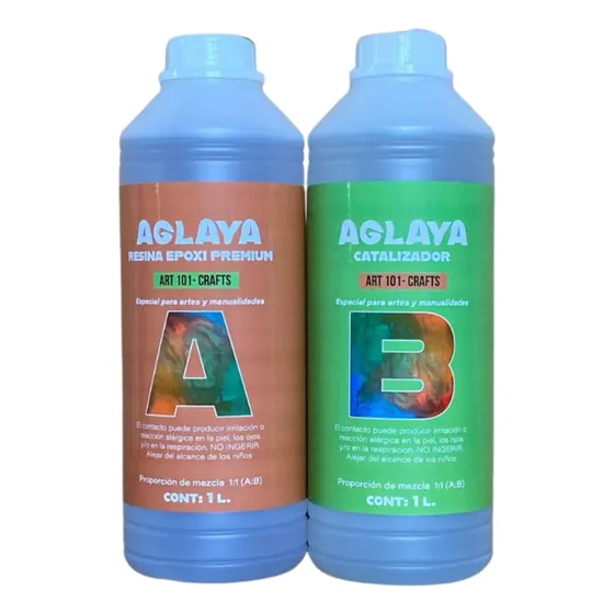 Resina Epoxy Premium Kit 2kg Ideal Artesanias Y Bijou