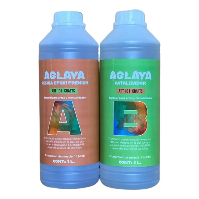 Resina Epoxy Premium Kit 2kg Ideal Artesanias Y Bijou