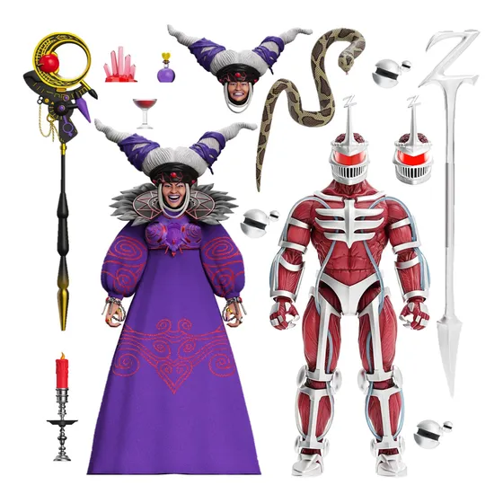 Boneco Power Rangers Rita Repulsa Action Figure Super7 Zedd