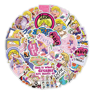 Lizzie Mcguire 50 Calcomanias Stickers De Pvc Vs Agua Lizzie Mcguire 50 Calcomanias Stickers De Pvc Vs Agua