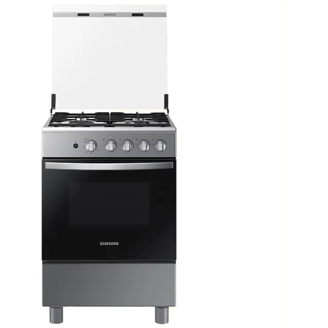 Cocina A Gas Samsung 60 Cm Quemador Rapido Y Tapa De Vidrio