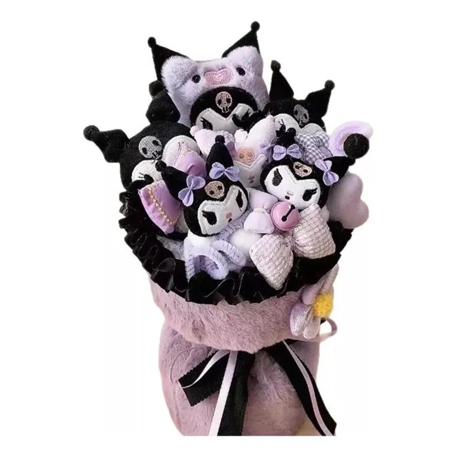 Ramo De Peluches Kuromi Sanrio Bouquet Kawaii Regalos
