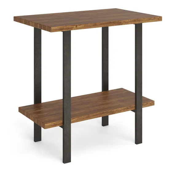 Barnyard Designs Mesa Auxiliar 2 Nivel 27  Largo X 17  Ancho
