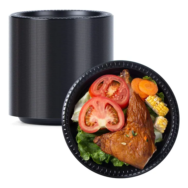 Platos De Plástico Reutilizables Yangrui, 23 Cm, 150 Unidade