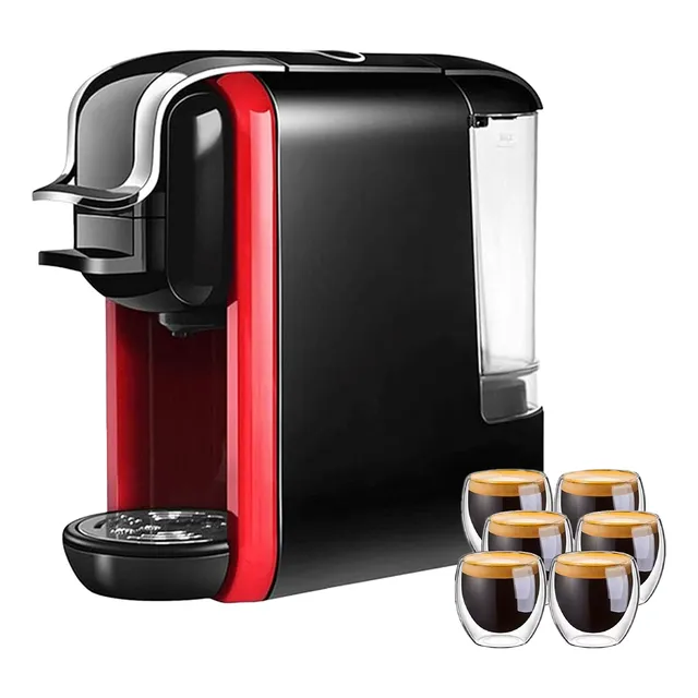 Cafetera Multicapsula 3 En 1 Dellorean 0.6l 19bar + 6 Tazas