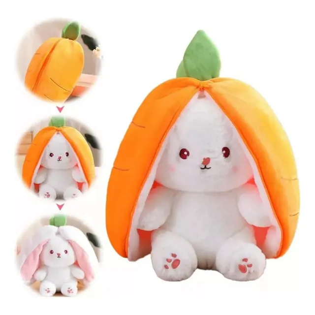 Conejo Que Respira Y Se Transforma En Zanahoria Peluche