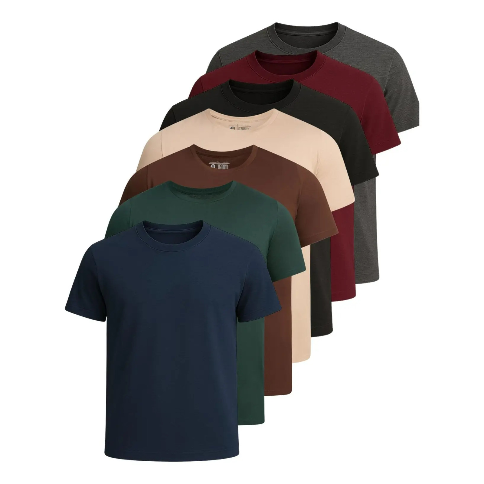 Kit 7 Camisetas Basica Lisa AlgodĂŁo Premium Masculina Kit 7 Camisetas Basica Lisa AlgodĂŁo Premium Masculina