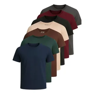 Kit 7 Camisetas Básica Lisa Algodão Premium