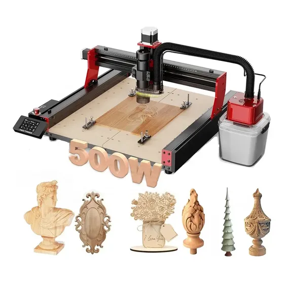 Roteador Cnc Twotrees Ttc450 Pro Máquina 500w E Aspirador