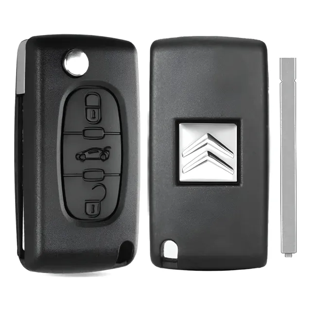 Capa Carcaça Chave Canivete Citroen C3 C4 Ds3 Pallas Air 3b