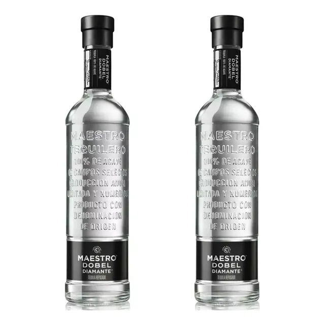 Pack De 2 Tequila Maestro Dobel Diamante 700ml