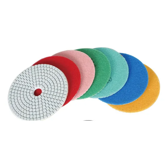 Almohadilla Tela Diamantada Para Marmol 4pLG.grano100. 2pza.