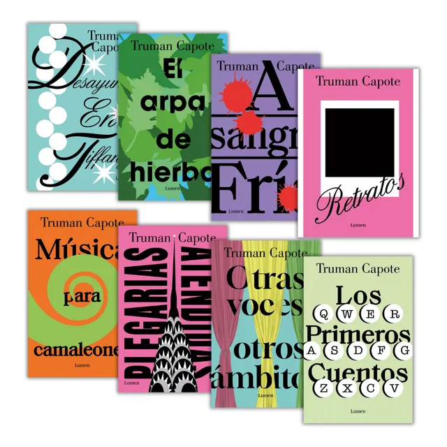 Biblioteca Truman Capote - 8 Libros - Coleccion Lumen