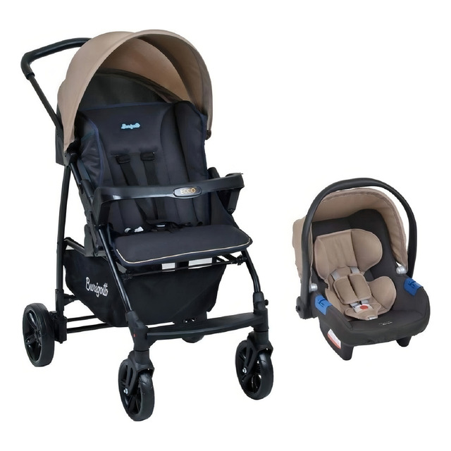 Travel System Ecco Cz Bege - Burigotto Travel System Ecco Cz Bege - Burigotto
