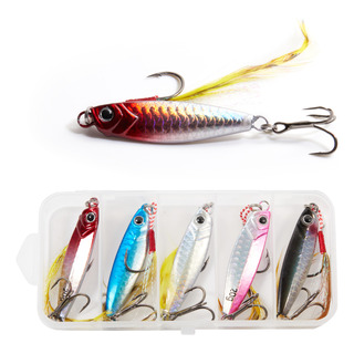 5pcs Jig 20g Señuelos Pesca Larga Distancia Playa Lago Río 5pcs Jig 20g Señuelos Pesca Larga Distancia Playa Lago Río