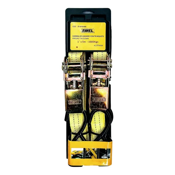 Cincha De Amarre 1 X5mt 1000kg El Par Exxel
