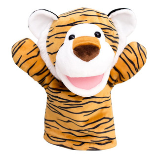 Dibujos Animados De Animales De Tigre Mano Títere Bebé Dibujos Animados De Animales De Tigre Mano Títere Bebé
