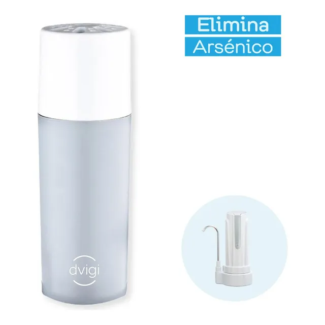 REPUESTO PURIFICADOR DE AGUA AS PLUS ELIMINA ARSÉNICO DVIGI COLOR GRIS OSCURO
