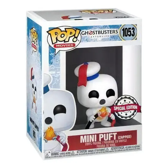 Pop Movies: Ghostbusters:mini Puft W/zapped #1053
