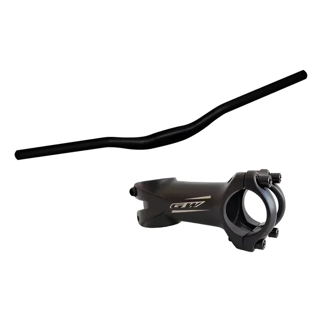 Manubrio Gw + Potencia Bicicleta Mtb 80mm Oversize Gw