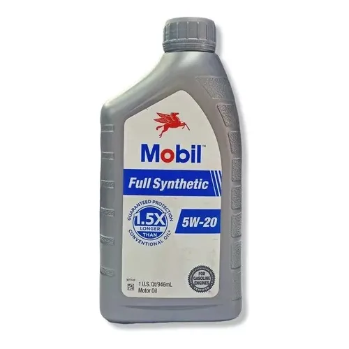 Aceite De Motor 5w20 Full Sintetico Qt Mobil Litro