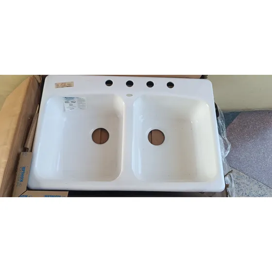 Fregadero Kohler 2 Tinas Blanco