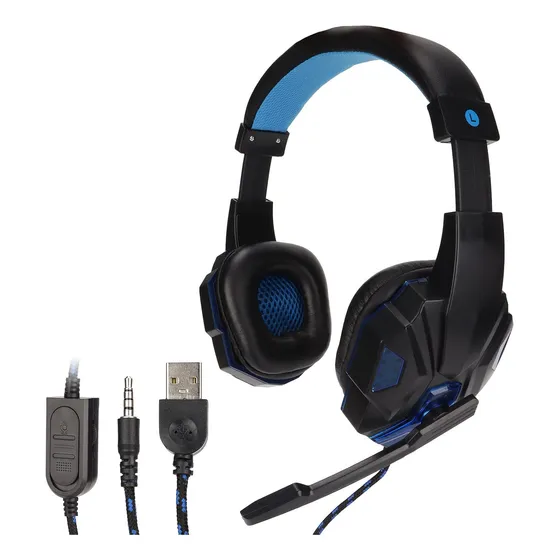 Audífonos Bravo Usb Gaming Unno Tekno Hs7230bl
