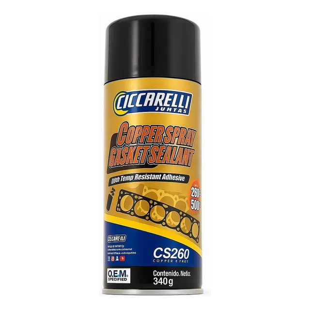 Pintura Pegamento Cooper Para Tapas De Cilindro Aerosol