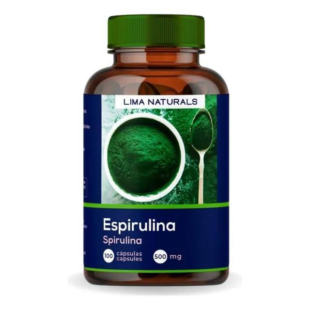 Espirulina Premium En Cápsulas - 100% Original Lm