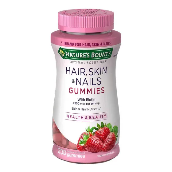 Natures Bounty Hair Skin Nails, 2500 Mcg, 230 Gomitas